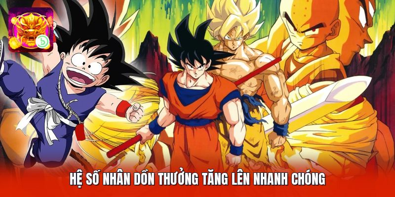 Hệ số nhân dồn thưởng tăng lên nhanh chóng
