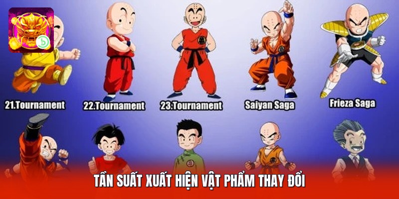 Tần suất xuất hiện vật phẩm thay đổi